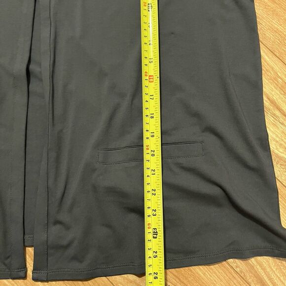J. Jill Wearever Collection Cardigan Size XL Gray Jersey Lightweight Formal Hook - Picture 5 of 7